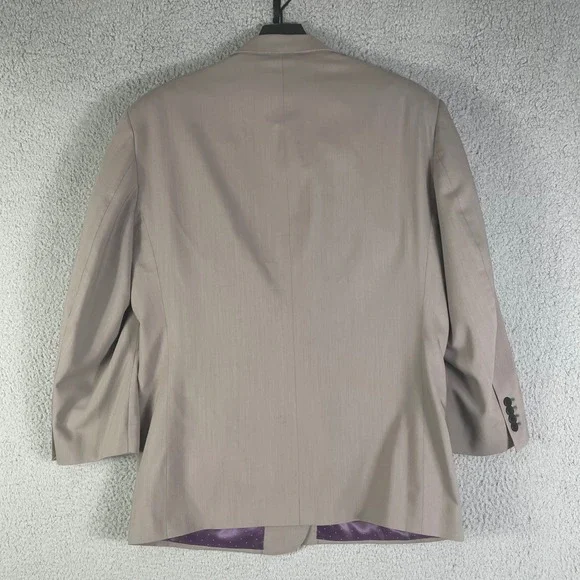 Montopoli Chicago Custom Mens Blazer Jacket Suit Coat Tan 44R